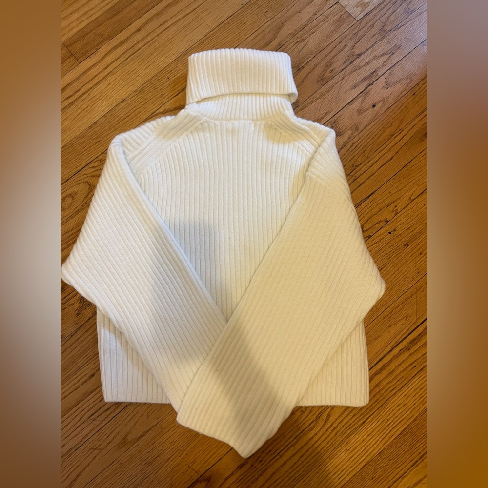 Ribbed Turtleneck Sweater